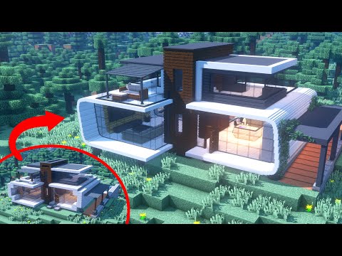I Transformed This Modern Minecraft House In INSANE Detail