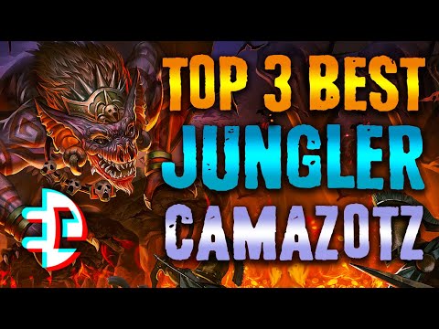 BROKEN SUSTAIN! - CAMAZOTZ JUNGLE - MASTERS RANKED CONQUEST - SEASON 7 SMITE - 2K RESOLUTION