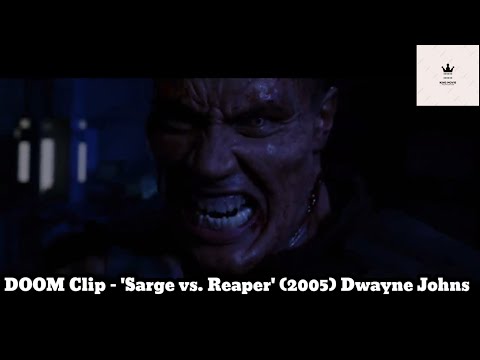 DOOM Clip - 'Sarge vs. Reaper' (2005) Dwayne Johnson
