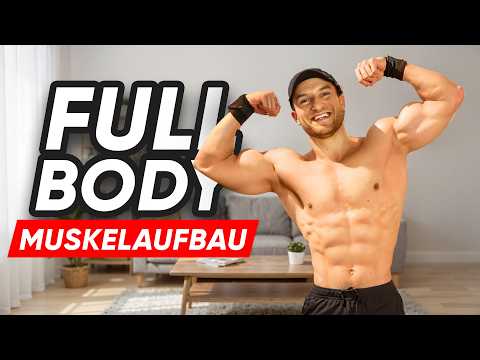 30 Minuten. Ganzkörper Muskelaufbau Workout für Zuhause