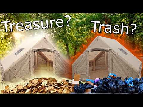 TEMU INFLATABLE TENT UNBOXING REVIEW TRASH OR TREASURE?