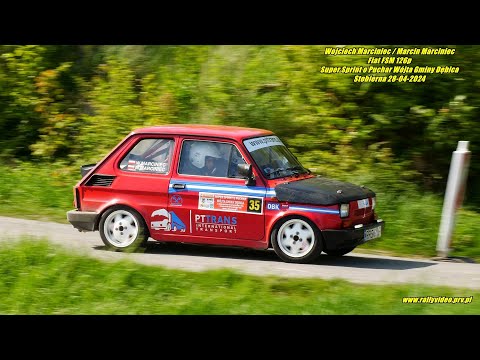 W.Marciniec/M.Marciniec-Fiat FSM 126p- Super Sprint o Puchar Wójta Gminy Dębica Stobierna 28-04-2024