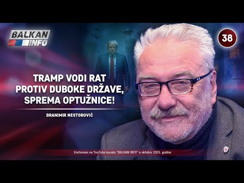 INTERVJU: Branimir Nestorović – Tramp vodi rat protiv duboke države, sprema optužnice! (24.10.2025)