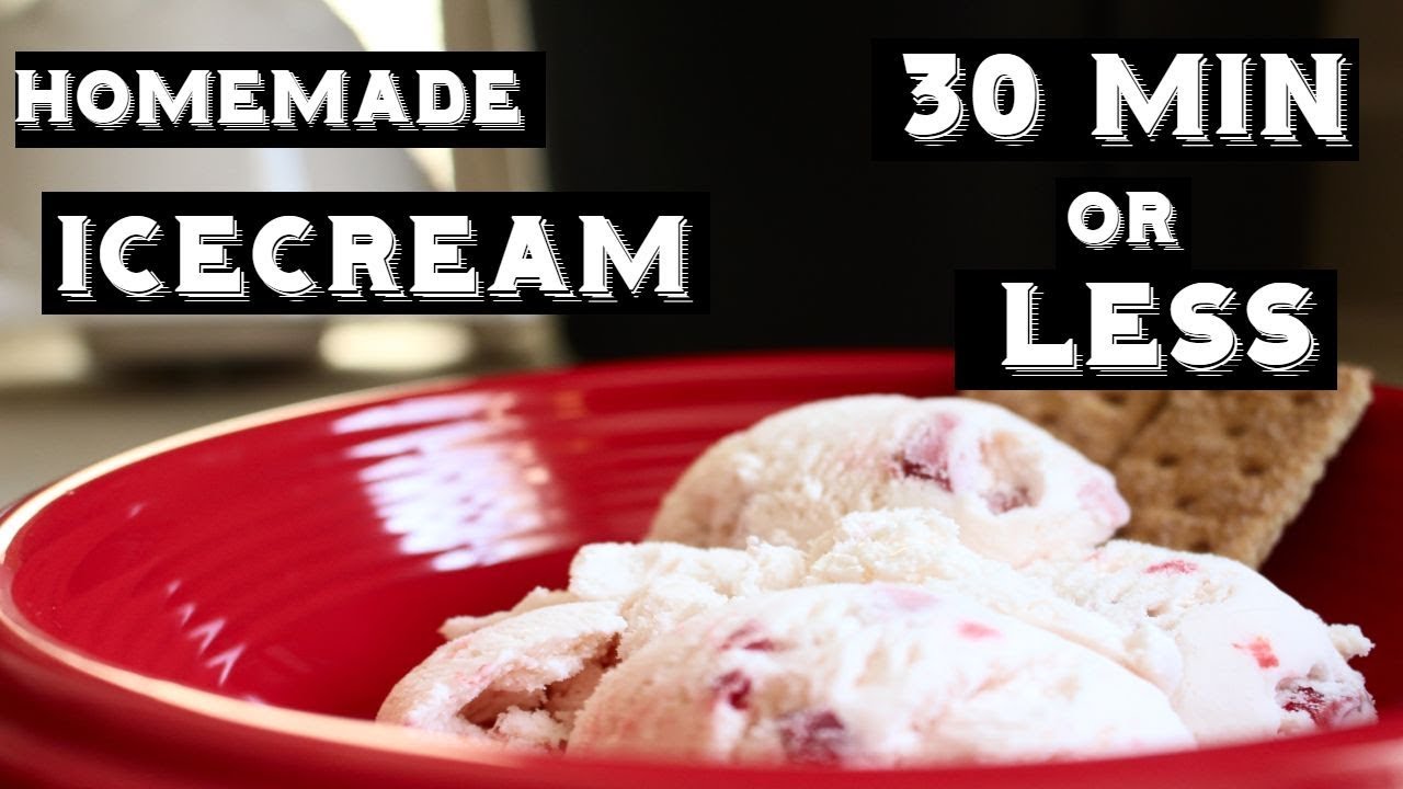 How To Make Homemade Strawberry Ice Cream in 30 Minutes | Rival Ice Cream Maker