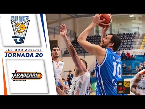 HIGHLIGHTS | Club Melilla Baloncesto vs Saenz-Horeca Araberri (ORO 16/17 - J20)