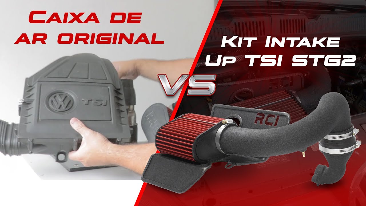Kit Intake Vw Up Tsi 1.0 Turbo Filtro De Ar Esportivo Rci063