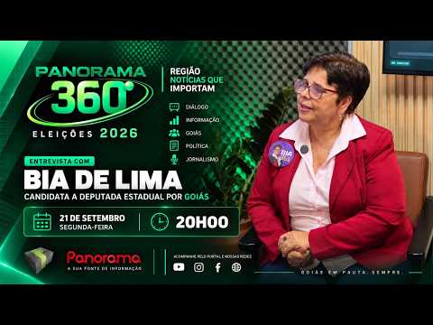 Bia de Lima fala sobre Jataí, educação e propostas para Goiás | Panorama 360º
