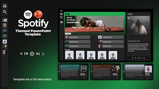 Spotify Themed PowerPoint Template | Aesthetic PowerPoint Presentation