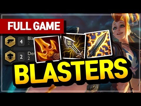 Jinx Carry! (4 Blasters Comp) - Teamfight Tactics Full Game | TFT Galaxies