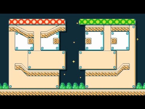 Super Mario Maker 2 - Mario Gets Angry At Luigi!