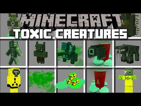 MC Naveed - Minecraft - Minecraft TOXIC MONSTERS MOD / SPAWN DANGEROUS CREATURES TO FIGHT AGAINST !! Minecraft Mods
