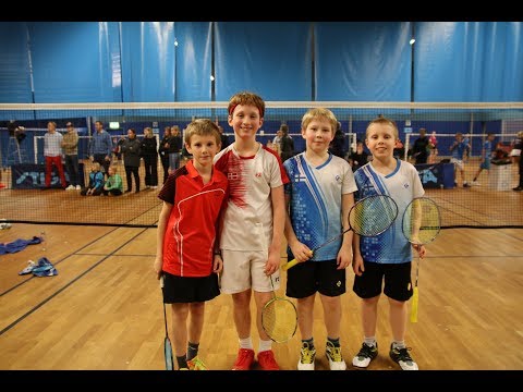 Badminton Stockholm Open BSO BD U11 Puhakka-Kurjenniemi (FIN) vs. Boesen- Kauffmann (DEN)