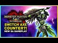 Monster Hunter Rise Sunbreak - Switch Axe COUNTER?! New Silkbinds, Switch Skills & SA Gameplay