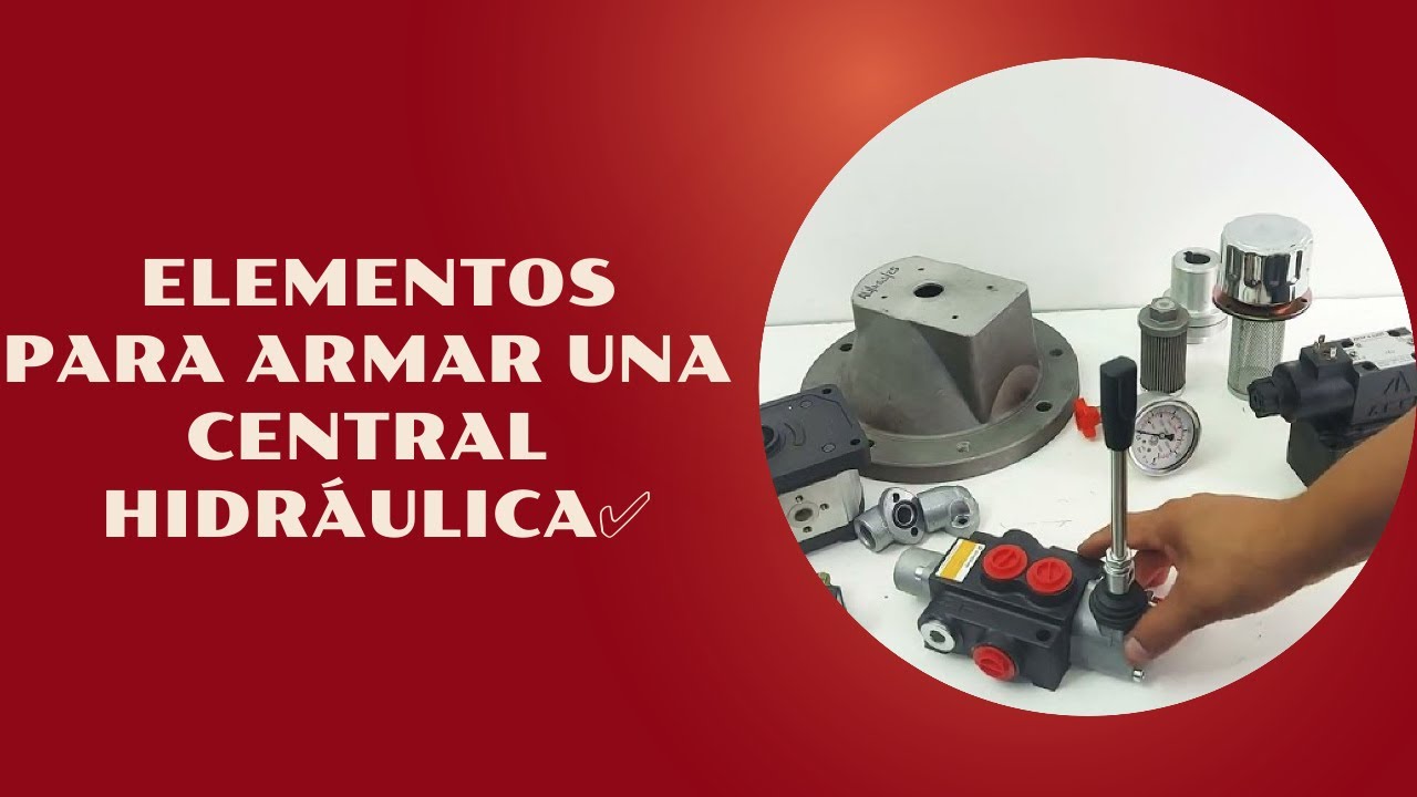 ☑️Elementos para armar una central hidráulica⚙️
