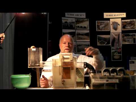 TerreKleen hydrodynamic separator water quality vault demonstration