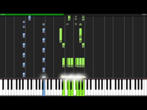 One Angry Dwarf and 200 Solemn Faces - Ben Folds Five - Synthesia Piano Tutorial