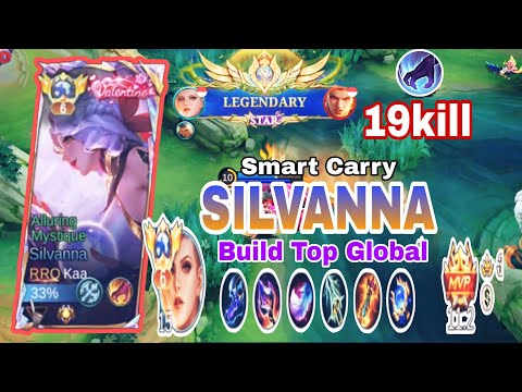 TOP GLOBAL SILVANNA BUILD – 19 KILL DOMINATION! 🔥 Smart Carry Gameplay | Top Global By RRQ Kaa