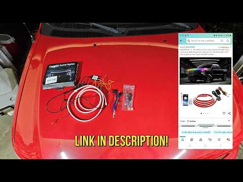 Amazon 71" LED Light Strip Install and Demo