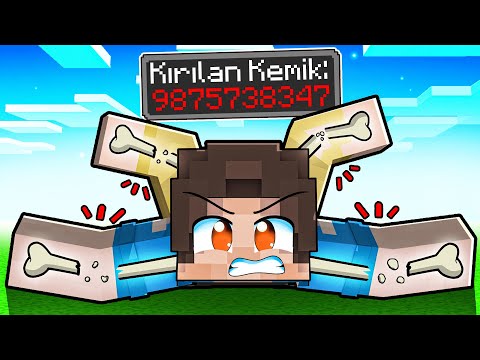 NEDEN KEMİKLERİM KIRILDI? (Minecraft)