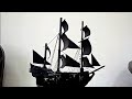 How To Make Black Pearl Ship With Cardboard And Paper How To Make Cardboard Ship