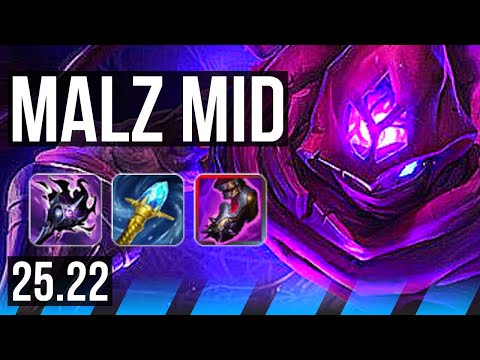 MALZAHAR vs SYLAS (MID) | Rank 4 Malz, 500+ games | EUW Challenger | 25.22