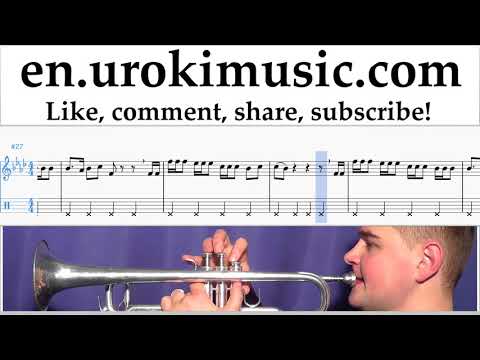 How to Play Trumpet Charlie Puth - Attention Tabs Part#2 um-i352