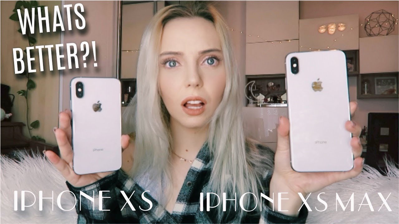 WHATS BETTER? IPHONE XS VS IPHONE XS MAX (+ UNBOXING)😱
