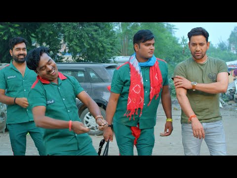 कार गराज में दिनेश लाल यादव निरहुआ पहुंचे  अनोखे अंदाज में | Nirahua |  Bhojpuri Video