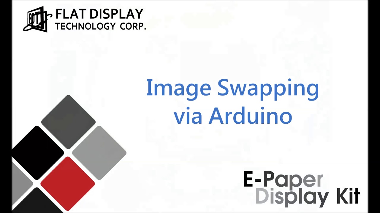 E-Paper Display Evaluation Kit Quick Start 9.7