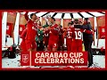 Liverpool's Dressing Room Celebrations | Carabao Cup Winners 2024