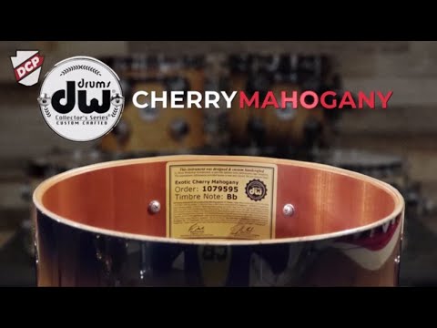 DW Collectors Cherry/Mahogany Drum Set