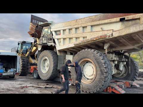 Amazing Heavy Haul: Cat 777C Dumper Transported by Land & Sea | 800 KM - 4k - Sotiriadis/Labrianidis
