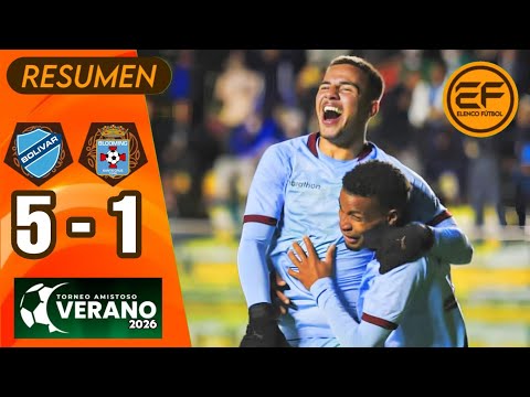 📹 Resumen: Bolívar 5 - 1 Blooming | Torneo de Verano 2026 | Semifinales - Ida