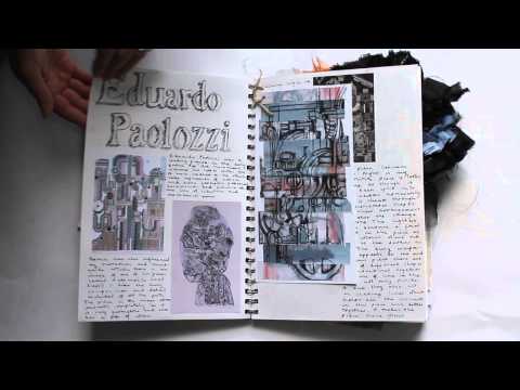A2 Textiles Sketchbook