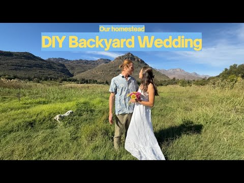 BIG SECRET - Building Our Dream Backyard Wedding Venue