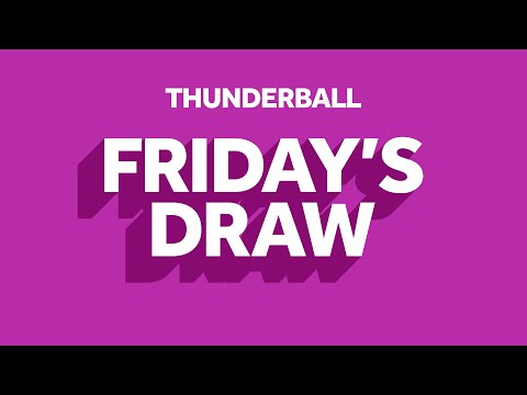 The National Lottery Thunderball draw results from Friday 22 April 2022