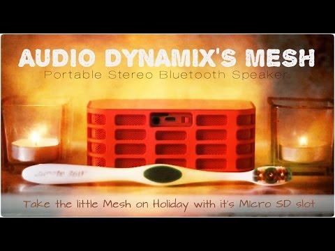 Audio Dynamix's Superb Mesh Portable Stereo Bluetooth Speaker on Holiday.
