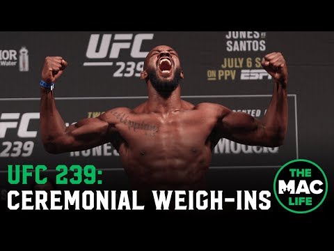 UFC 239 Ceremonial Weigh-Ins: Main Card