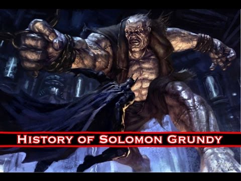 History of Solomon Grundy