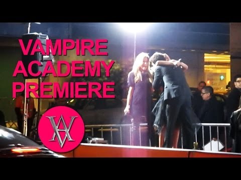 Zoey Deutch & Danila Kozlovsky meeting at VA Premiere in LA