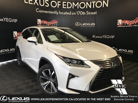 White 2018 Lexus RX 350L Luxury Package 7 Passenger Review - Edmonton, Alberta
