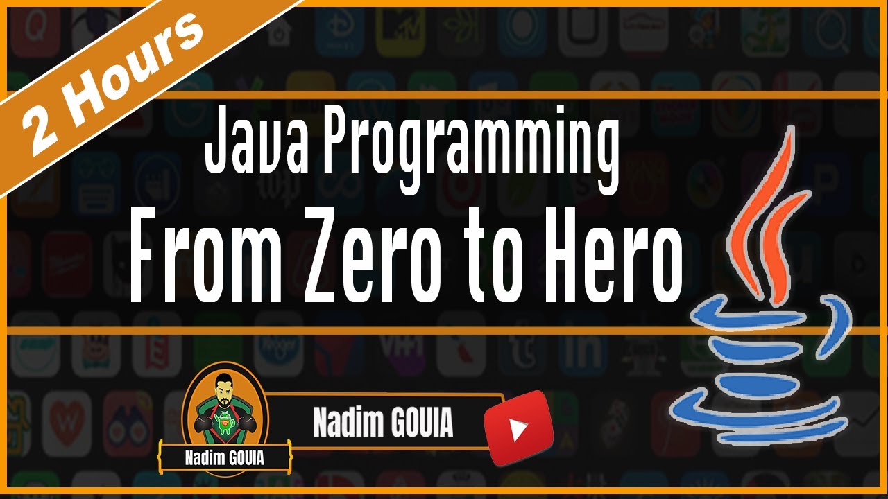 تعلم الجافا في فيديو واحد | ساعتين متواصلة | Java  in arabic For Beginners