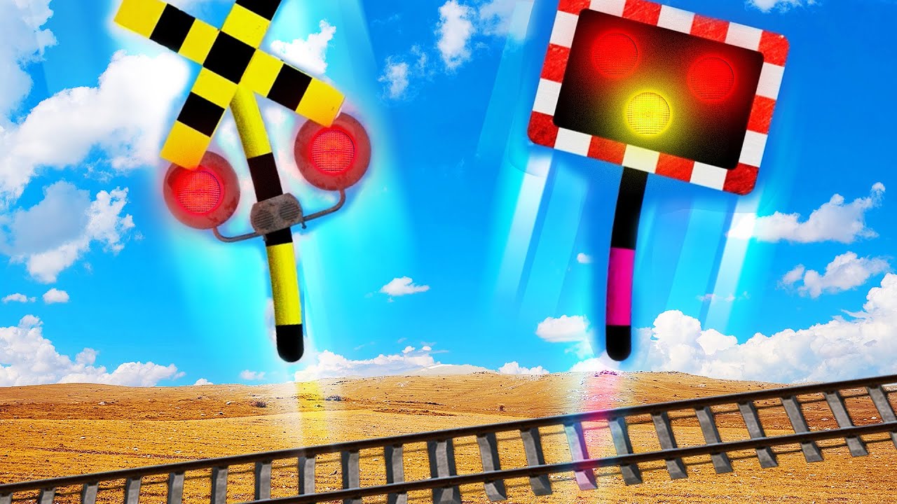 【踏切アニメ】LIVE配信859  飛び跳ねるふみきりカンカンと踏切君 Railroad Crossing Fumikiri KanKan