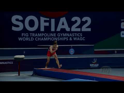 WILLERTON Kristof (GBR) M - 2022 Trampoline Worlds, Sofia (BUL) - Q2 Tumbling