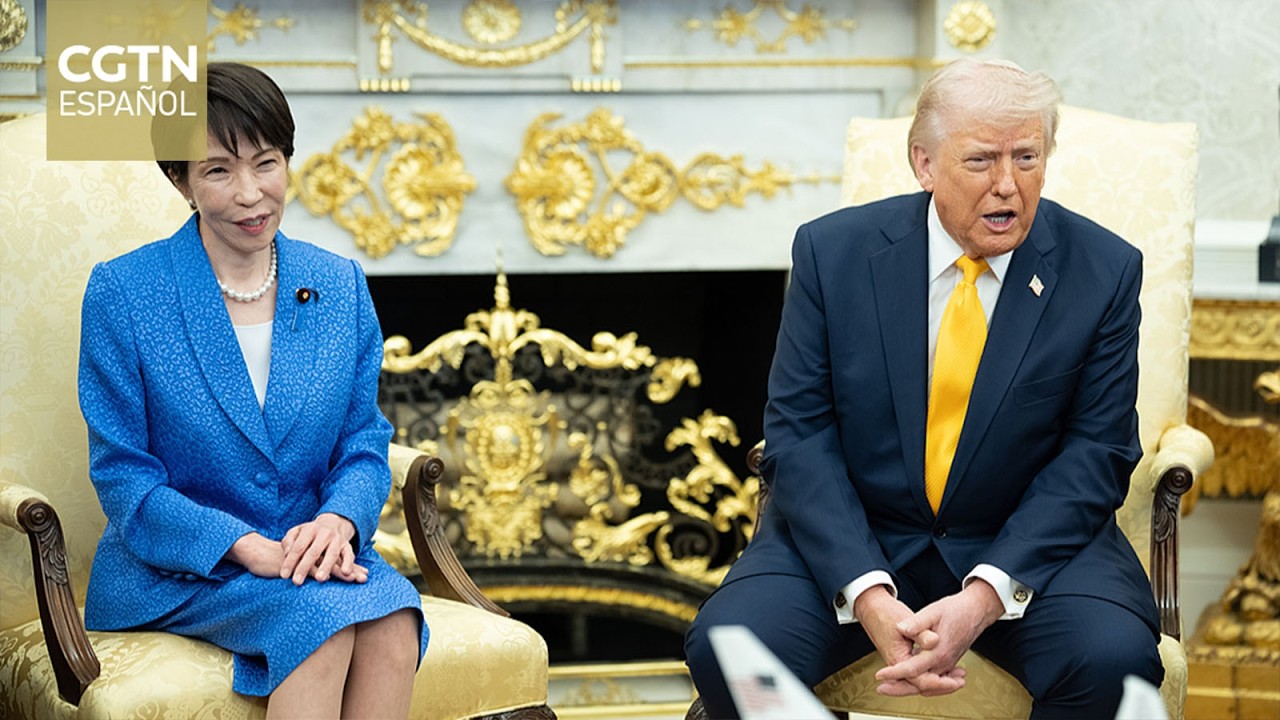 Trump recibe a la primera ministra japonesa en la Casa Blanca