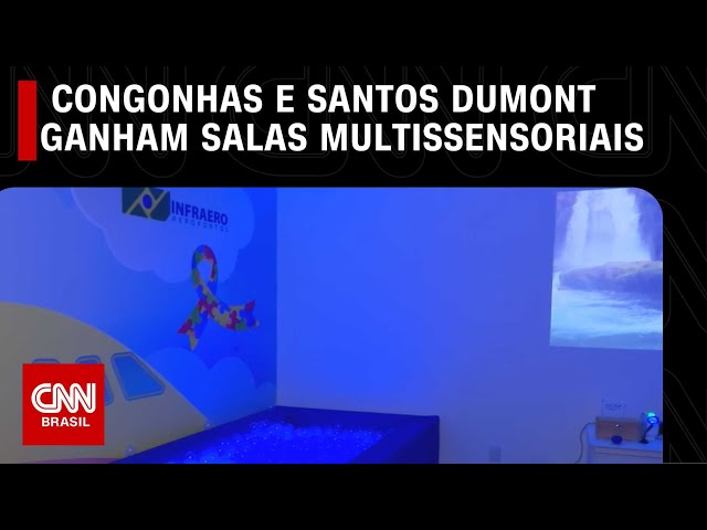 Aeroportos de Congonhas e Santos Dumont ganham salas multissensoriais | LIVE CNN