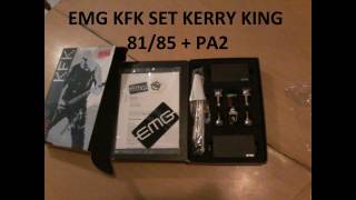 Video thumbnail for EMG KFK Kerry King Set (EMG 81 / 85 + PA2) by RHR Sound Lab