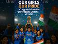 OUR GIRLS OUR PRIDE India Women S Team Wins ICC World Cup 2025 The Unstoppable Queens Of India