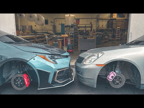 E210 2019+ Corolla Big Brake Kit Install + G35 Brake Upgrade