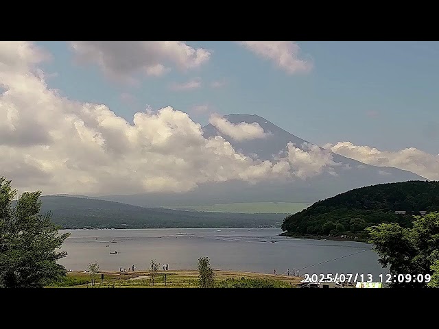 【LIVE】山中湖からの「富士山ライブカメラ」　"mount fuji live camera" from Lake Yamanakako cctv 監視器 即時交通資訊